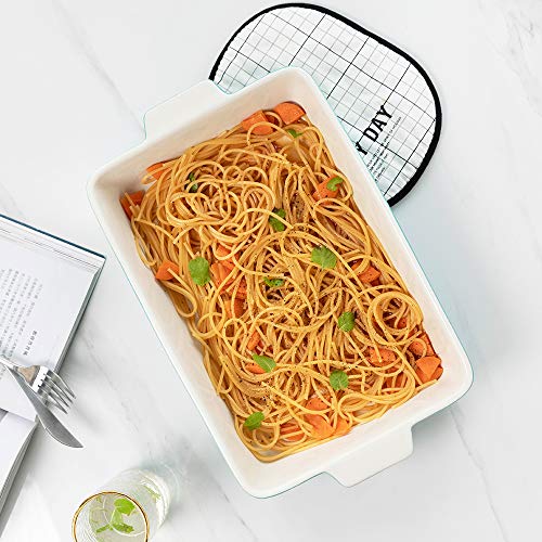Krokori Baking Dish, Rectangular Casserole Dish for Oven, Lasagna Pan