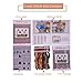 Joy Sunday Cross Stitch Stamped Kits Cross-Stitching Pattern for Home Decor, 14CT Printed Fabric Embroidery DIY Crafts Needlepoint Kit Colorful Life of Flowers (Printed Kits,Home of Blessings)