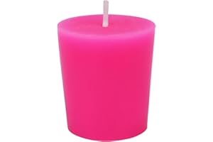 Zest Candle CVZ-007 12-Piece Votive Candles, Hot Pink