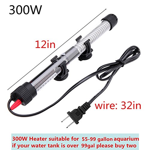 image for FTSTC 300w Submersible Aquarium Heater Auto Thermostat heater with suc