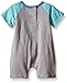 Mud Pie Baby Fish Raglan Shortall, Multi, 0-3 Months