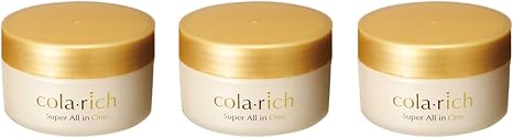 Amazon キューサイコラリッチ Cola Rich 3個まとめ買い コラリッチ スーパーオールインワン美容ジェルクリーム 1個55g 約1カ月分 キューサイ オールインワン 通販