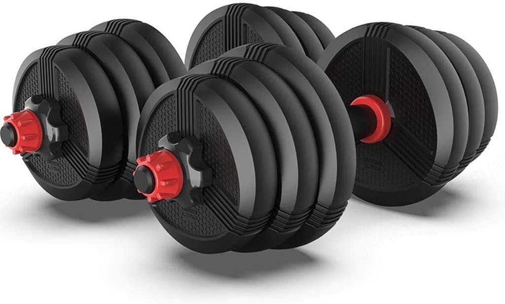 YZPDSKJ Dumbbell Exercise & Fitness Dumbbells A Pair of Dumbbells for Men Barbell Combination Set Adjustable Weight Small Home Fitness Equipment for Home Gym Dumbbell Dumbbells