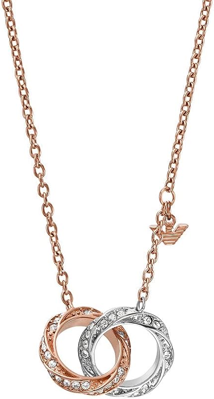 Damenkette Edelstahl zweifarbig, EGS3004221