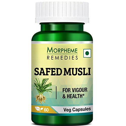 Morpheme Remedies Safed Musli 500 mg - 60 Veg Capsules