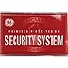 GE Security Decals, (5 Pack) Home Protection Warning, Premises Protected by Security System, Peel and Stick Weather Resistant, Resists Fading, DIY Home Protection, Perfect for Home & Apartment 45116