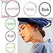 Cocadant 6 Pairs 80s Big Hoop Earrings Set for Women,Black,White,Red,Purple,Green,GreenYellow Colored Neon Hoop Earrings(60mm/2.36inch)
