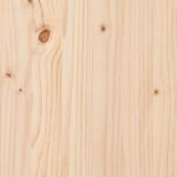 vidaXL Table Top Round 40cm x 2.5cm Brown Solid Pinewood Untreated Dining view 6