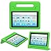 MoKo Case for Amazon Fire HD 10 Tablet (5th/7th Generation, 2015/2017 Release), Kids Shock Proof Convertible Handle Light Weight Super Protective Stand Cover Case for Fire HD 10.1 Inch Tablet, Green