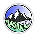 Adventure Awaits Sticker Vinyl Decal for Auto Cars Trucks Windshield Laptop RV Camper 4
