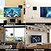 MATIS Indoor Amplified Digital HDTV Antenna 60~80 Mile Range Local Broadcast 4K/HD/VHF/UHF Signal TV Channels w/Detachable Amplifier and 13.5feet Coax Cable(2018 Newest Version)