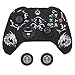 Xbox One/ Xbox One S Controller Skin, BRHE Anti-slip Silicone Cover Protector Case Accessories Set for Microsoft Xbox 1 Wireless/Wired Gamepad Joystick with 2 Thumb Grips Caps (Red Blue Black) (White)