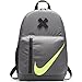 Nike Kids' Elemental Backpack, Kids' Backpack with Comfort and Secure Storage, Dark Grey/Black/Volt