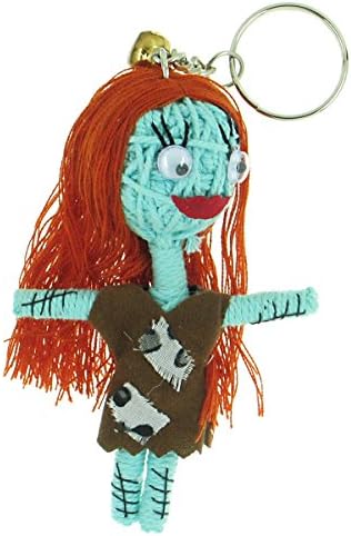 Voodoo String Sally Night Before X-mas Doll Keyring Keychain Red