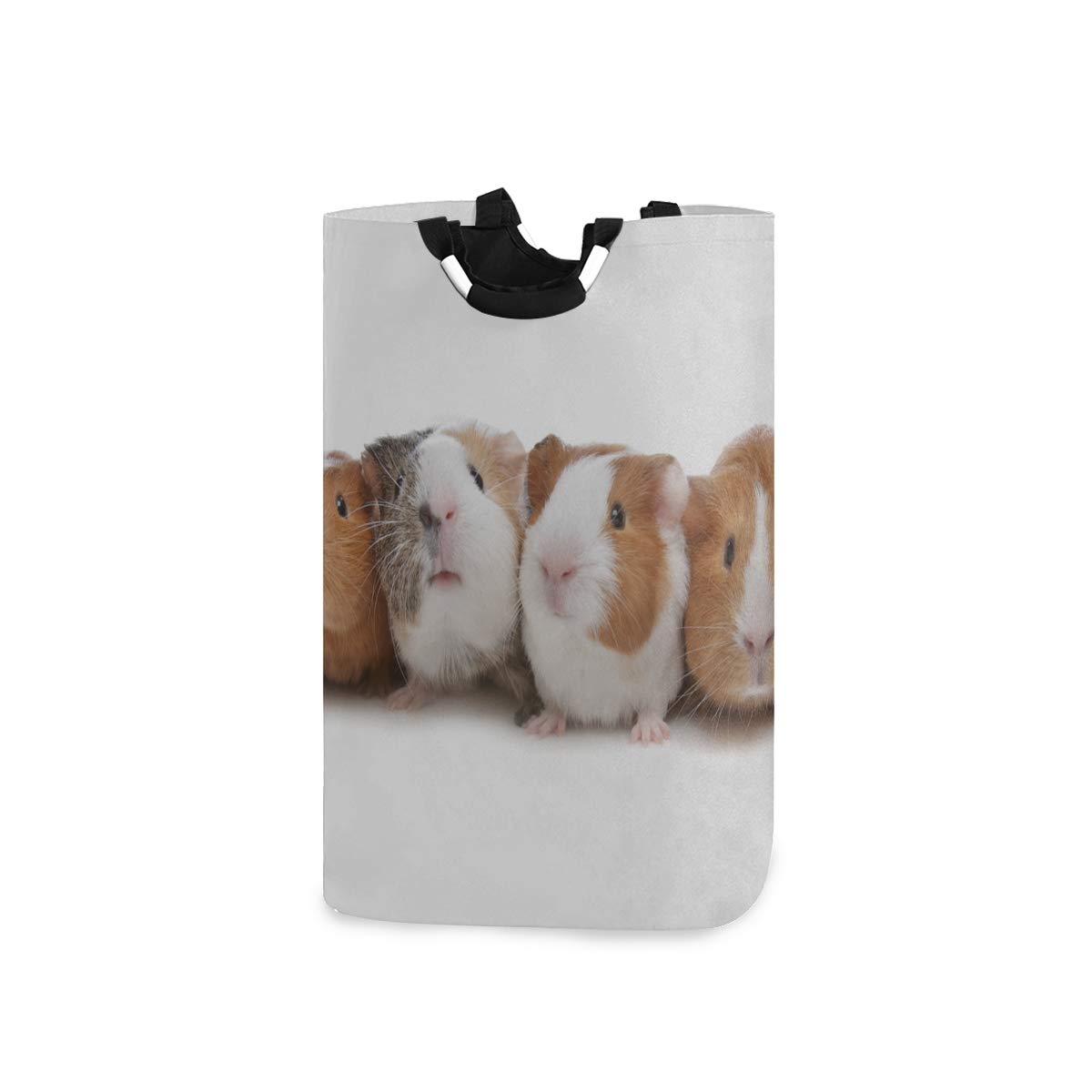 WSNWCY Laundry Baskets Cute Kawaii Cute Guinea Pig Family Cute Hampers for Laundry Teen Laundry Mesh