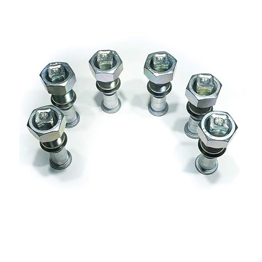 Wheel Nuts & Stud; Kit Rear Rh (6 Pack) .ISUZU NPR, NPRHD, NQR, NRR, REACH Amazon.in