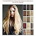 Clip in Remy Extensions 100% Real Human Hair Extension 12/613# honey bleach blonde 18inches 70g