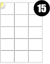 iSOUL 15 Labels Per A4 Sheet 50 Sheets 750 Labels Matte Self-Adhesive 59x51mm view 2