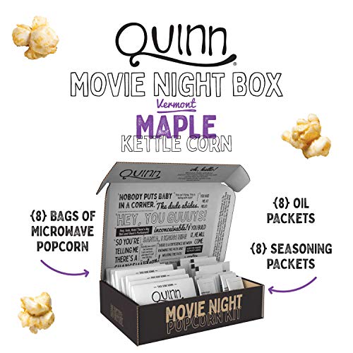 Quinn Microwave Popcorn, NonGmo, Organic Popcorn Kernels, Vermont