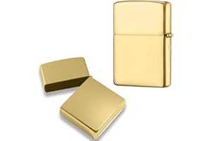 GENERIC Lighter Case for Zippo, Without Insert Copper Lighter Cover Shell for Zippo Perfect Men's Gift for Dad, Husband, Him (Bronze)