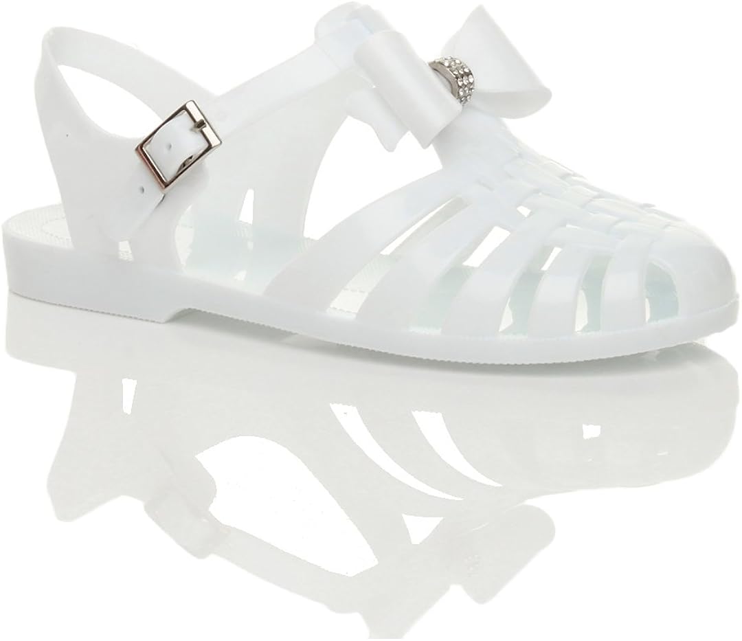 diamante jelly sandals uk