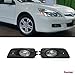 Pentair 2pcs Aftermarket JDM Clear Lens Fog Lights Kit With Light Bulbs+Cover+Switch+Wiring Harness+Relay+Bracket & Necessary Mounting Hardware For 2006-2007 Honda Accord 4-Door Sedan Model