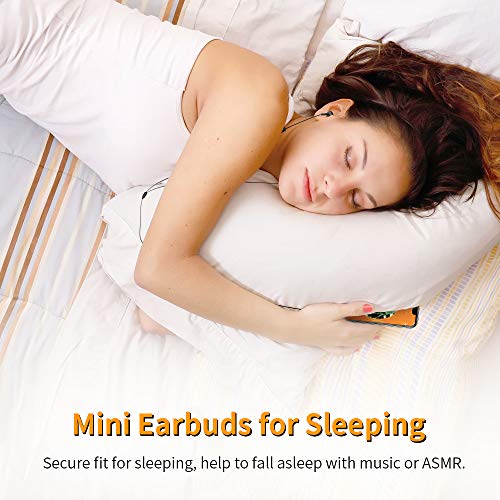 in-Ear Earbuds for Sleeping, Mijiaer Noise Isolating Headphones Sleep Earbuds with Soft Earplugs for - //coolthings.us