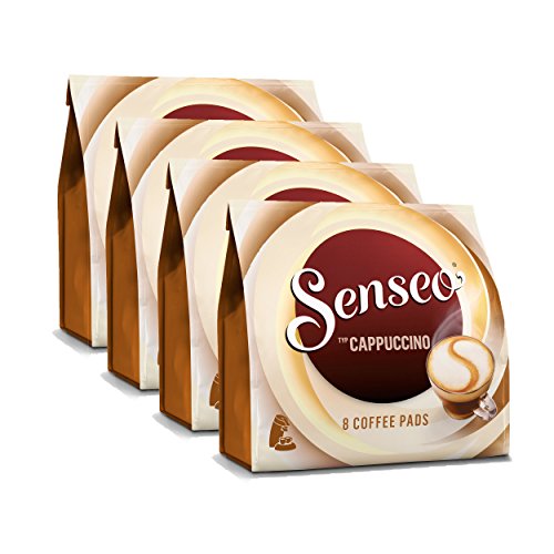 SENSEO Kaffeepads Typ Cappuccino Senseopads 4er Pack, 4 x 8 Pads