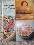 Vintage 1977 NEW WORLD OF PLASTIC CANVAS.. 16 DESIGNS.. HAWAIIAN SUNSET TOTE by 