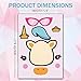 24 Make A Unicorn Stickers for Kids - Unicorn Theme Birthday Party Favors | 5.9 x 8.3 inches, 4 Styles | Fun Craft Project Unicorn Party Supplies for Children 3+