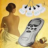 Full Body Meridian Massager Pulse Slim Muscle Relax Massage Electric 4 Pads B