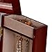 Mele & Co. Harmony Wooden Jewelry Box in Cherry Finish