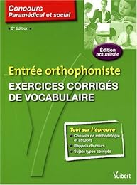 Exercices corrigés de vocabulaire