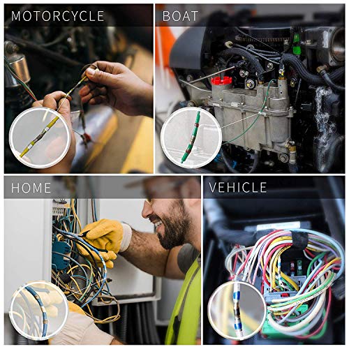 130PCS Solder Seal Wire Connectors | Electrical Waterproof Heat Shrink | Butt Terminals Kit | Premium Connector for Automotive, Marine, Outdoor & Home Wire Applications by Voltions - Thumbnail 4