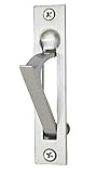 QCAA Solid Brass Edge Pull, 4", Satin Nickel, 1