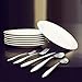 Royal 40-Piece Silverware Set - 18/10 Stainless Steel Utensils Forks Spoons Knives Set, Mirror Polished Cutlery Flatware Set