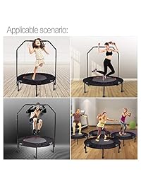 YUSING - Cama elástica con manillar para adultos (tamaño pequeño, 40 pulgadas), diseño plegable para un fácil almacenamiento