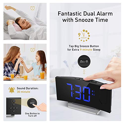 3 Mpow+Projection+Alarm+Clock+LED
