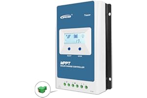 EPEVER MPPT Charge Controller 30A, Max PV 100V 12V/390W, 24V/780W, Negative Grounded, LCD Display Work for Lead-Acid Sealed /Gel(AGM)/Flooded and Lithium Battery Charging(MPPT 30A)