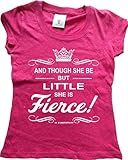 Orange Arrow Youth Dance Shirt - Though She Be But Little She is Fierce - Glitter Clothing Tshirt