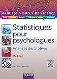 Statistiques pour psychologues : Analyses descriptives by