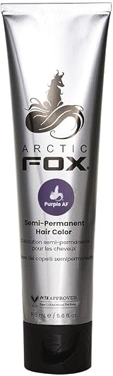 Arctic Fox 100 Vegan Semi Permanent Hair Dye Purple AF 165 ml view 5