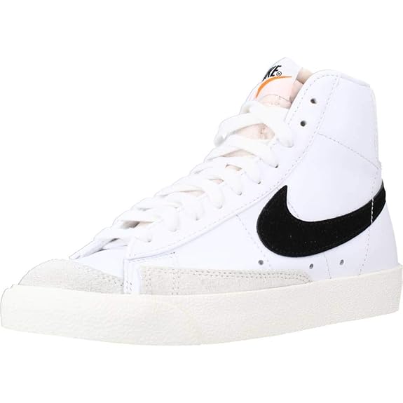 Buy Nike Women's Blazer Mid '77 Vintage White/Sail/Black Leather Sneakers-7 UK (41 EU) (9.5 US 