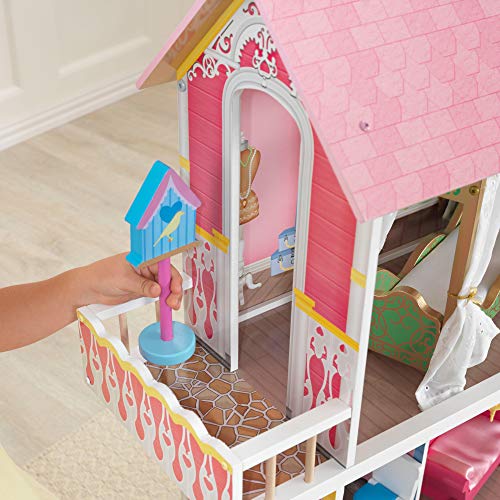 KidKraft 65851 Möbeln und Zubehör mit Licht-und Soundeffekten Sweet Savannah Puppenhaus aus Holz, 30 cm – Bild 8