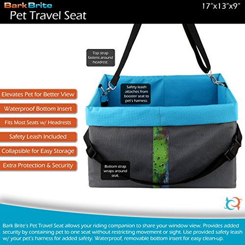 Bark Brite Pet Booster Travel Seat