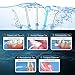 ELLESYE UPGRADED 600ml Water Flosser with 7 Multifunctional Jet Tips, 3 Min Timer, Leak-Proof Oral Irrigator for Teeth Cleaning & Braces Care, Quiet Design Family Dental Flosser for Adults & Kids Use