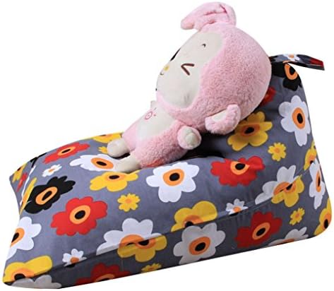 Cinhent Bag 1PC Rhombus Home Storage &amp; Organization, Kids Stuffed Plush Toy Bean Bag,Soft Pouch Stripe Fabric Chair,Double Zipper + Stitch,Convenient Portable Closet,Size:65×95×55CM (H)