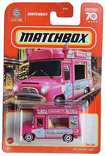 Matchbox Ice Cream King, Pink Bus, Truck, Ice Cream Truck, Children