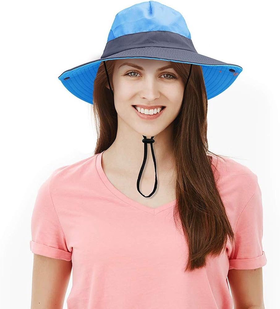 Bucket Hat CHUANGLI Women Summer Mesh 