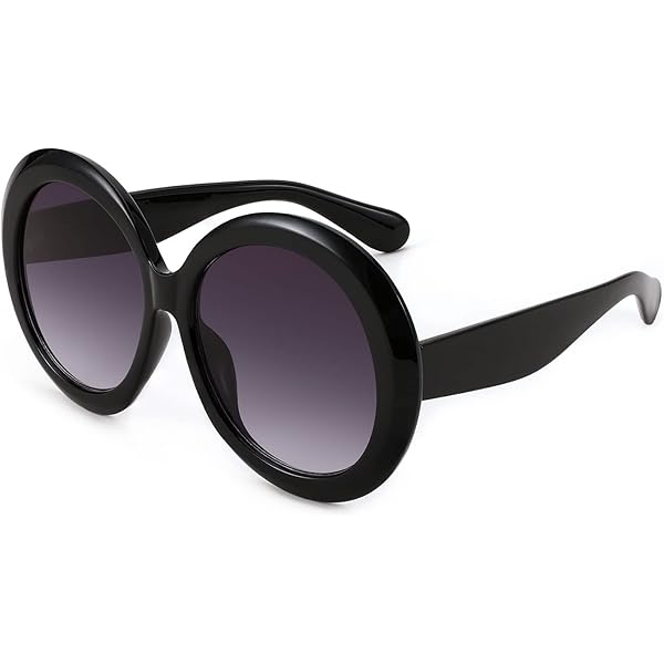 ADE WU Oversized Round Sunglasses for Women Vintage 60s 70s  display picture 3